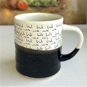 somegirls.pottery ‘We Unite, We Love’ Coffee Mug Theme Of Solidarity-Anti Racism